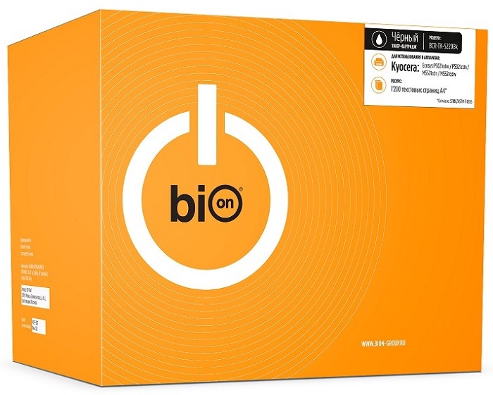 Тонер-картридж BION BCR-TK-5220Bk Черный