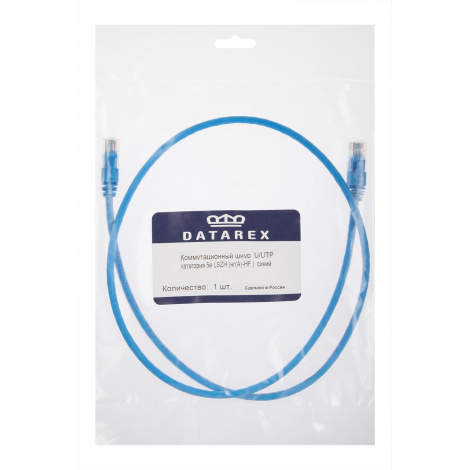 Кабель патч-корд U/UTP 5e кат. 2м Datarex DR-181509
