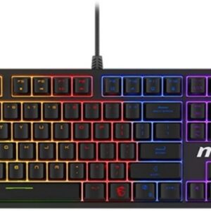 Механическая клавиатура MSI FORGE GK320 RED, USB, Черный [FORGE GK320 RED]