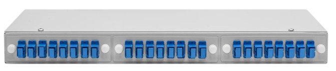 Кросс оптический стоечный 19" стационарный 1U SNR SNR-ODF-24R-24SC-P