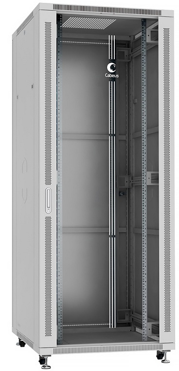 Шкаф напольный 19", 42U Cabeus SH-05C-42U80/80