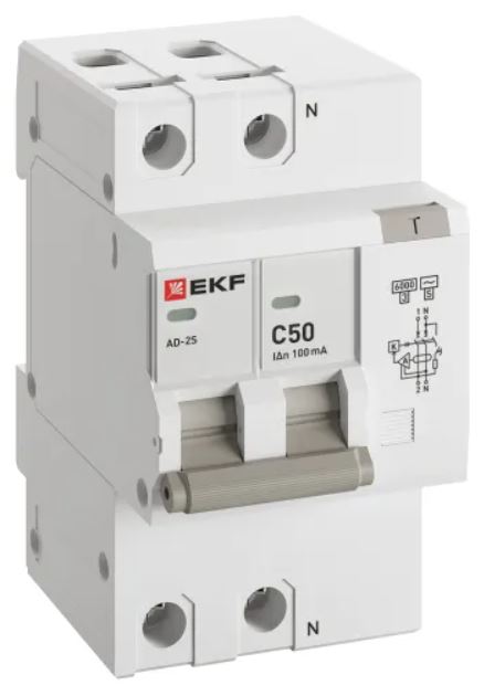 Автомат дифференциальный EKF DA2-6-50-100S-pro