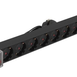 Блок розеток Exegate PDU-V120 Al-12S-EU2.5-SW