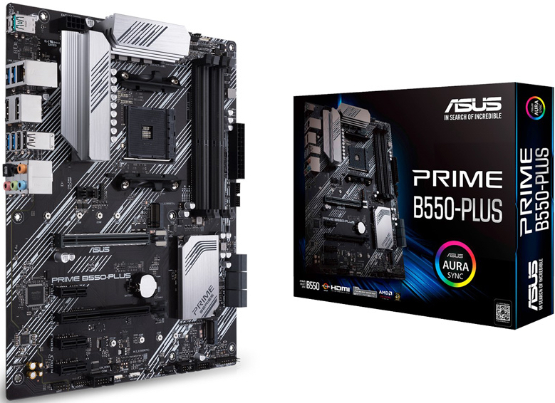 Материнская плата ASUS PRIME B550-PLUS, AM4, AMD B550, ATX