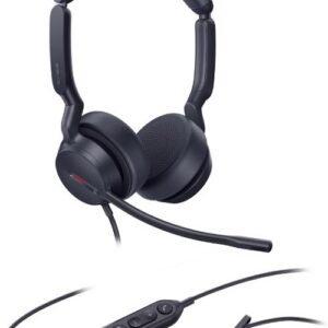 Проводная стереогарнитура Yealink UH44 Dual UC USB-C/A, Проводной, Накладные, Черный, [UH44 Dual UC USB-C/A]