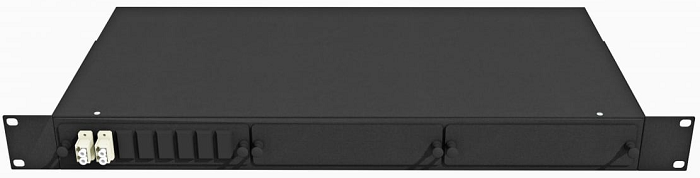 Кросс оптический стоечный TopLAN КРС-Top-1U-04LC/U-OM2-BK