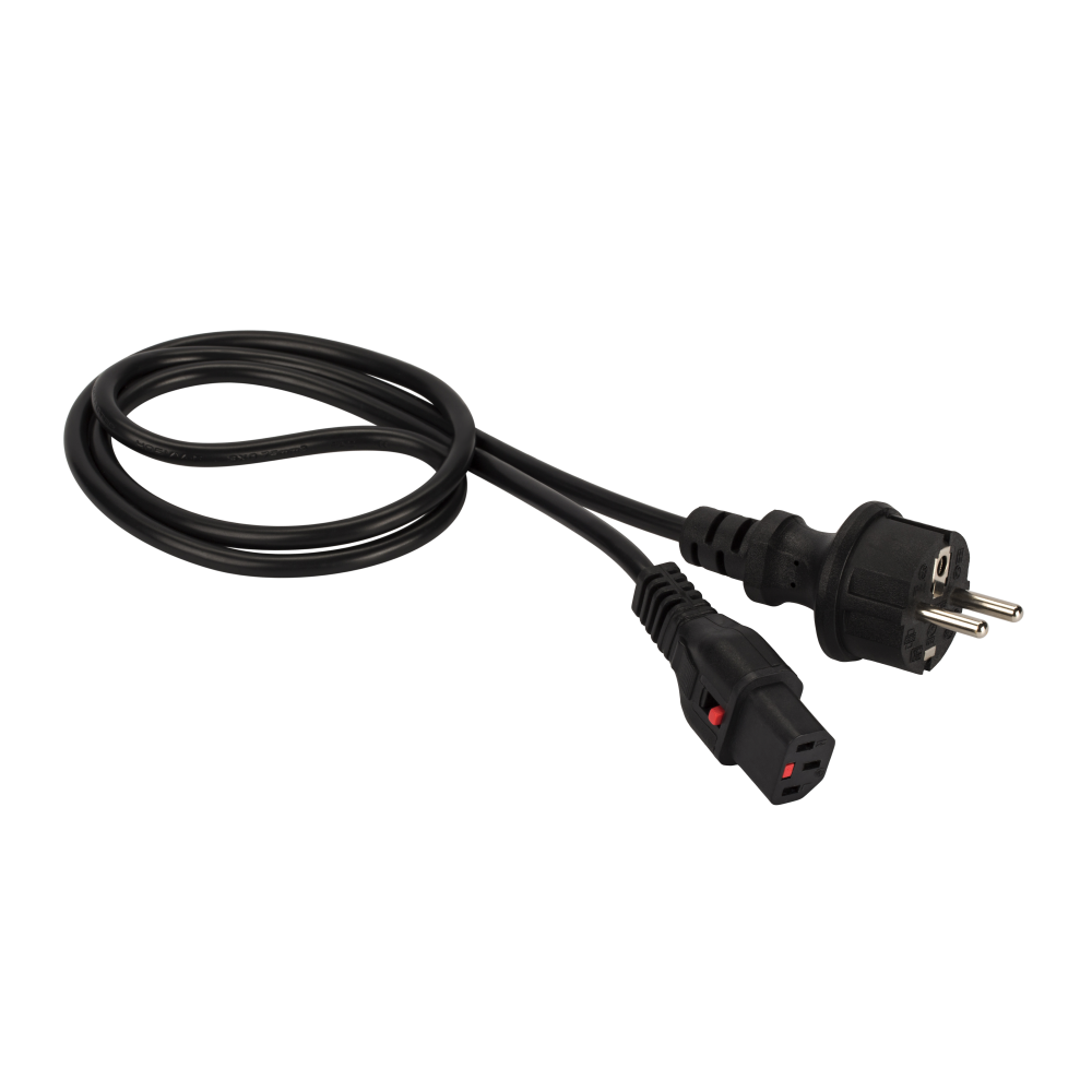 Кабель питания Lanmaster LAN-PP13L/SH-1.5-BK