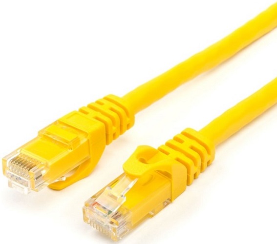 Кабель патч-корд U/UTP 6 кат. 5м Lanmaster LAN-PC45/U6-5.0-YL