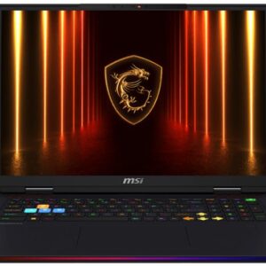 Ноутбук MSI Raider A18 HX A9WJG-216RU 18" (AMD Ryzen 9, 64Гб DDR5, SSD 2 Тб, GeForce RTX 5090, Windows 11 Домашняя) Черный [9S7-182L72-216]