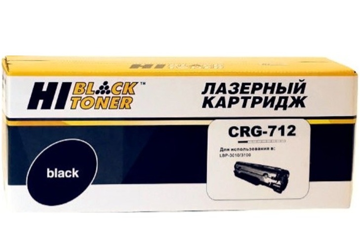 Тонер-картридж Hi-Black HB-№712 Черный