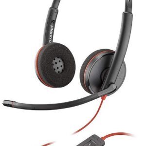 Проводные наушники Plantronics BLACKWIRE C3220, Проводной, Накладные, Черный, [8X228A6]
