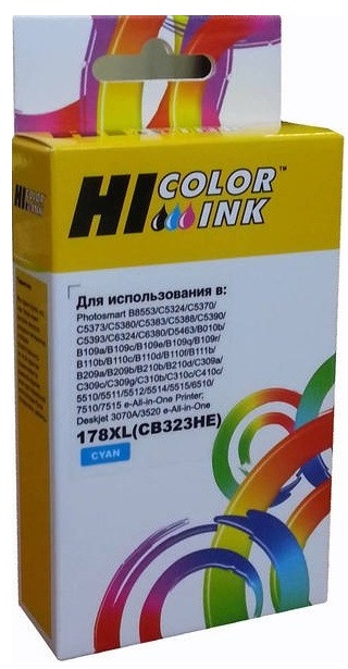 Тонер-картридж Hi-Black HB-CB323HE Голубой