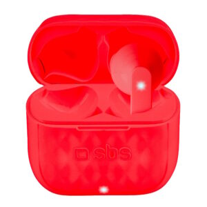 Наушники TWS SBS Air Free, Bluetooth, Вкладыши, Красный, [TEEARAIRFREETWSBTR]