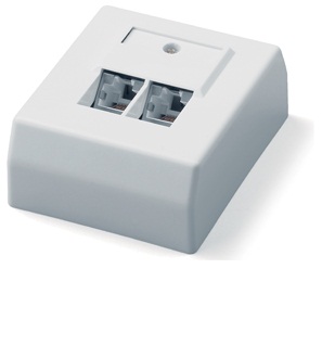 Розетка Hyperline SB-GTS2-8P8C-C6-WH
