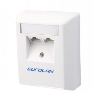Розетка настенная Eurolan 12d-u5-02wt