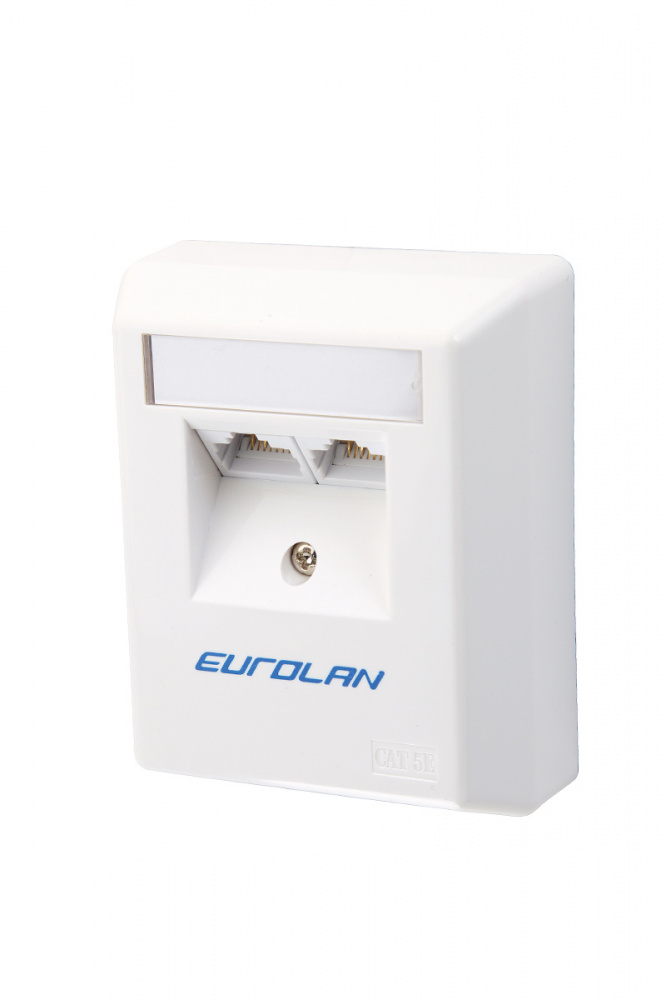 Розетка настенная Eurolan 12d-u5-02wt