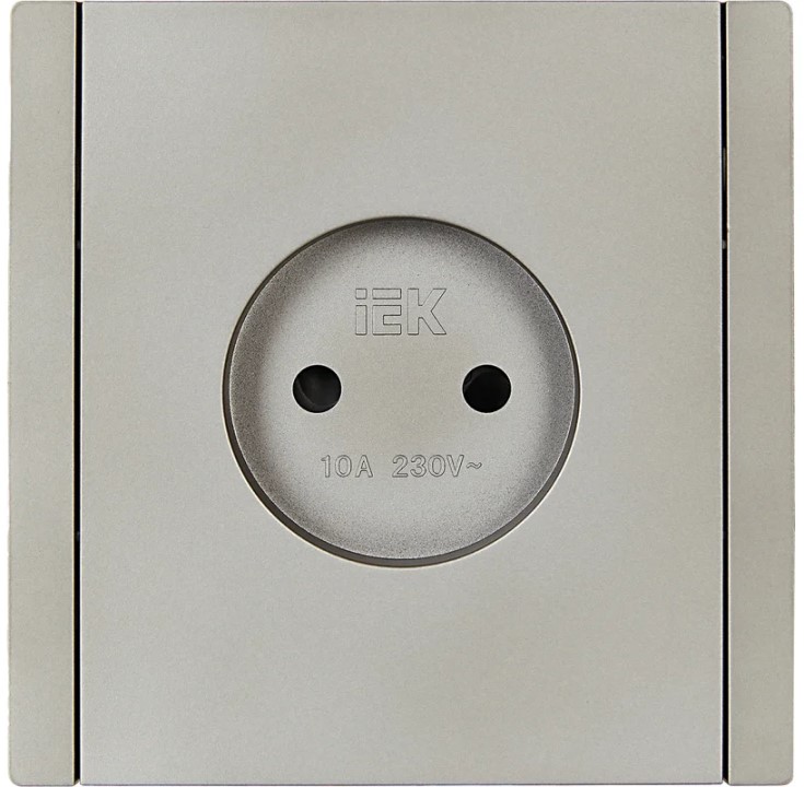 Розетка без заземления IEK FP-R13-10-K46