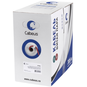 Бухта Cabeus UTP-4P-Cat.5e-SOLID-LSZH-RD, 305м