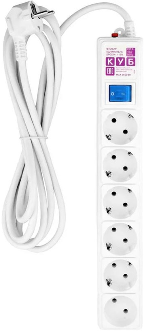 Сетевой фильтр Power Cube SPG6-16-3M