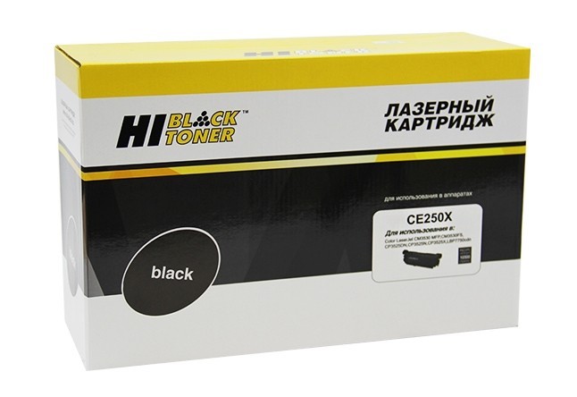 Тонер-картридж Hi-Black HB-CE250X Черный