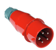 Вилка Lanmaster LAN-IEC-309-32A3P/M