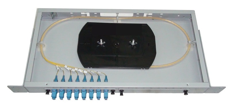 Кросс оптический стоечный Vimcom СКРУ-1U19-A8/16-ST/OM2-(8AD-ST+8PT-ST+8КДЗC)