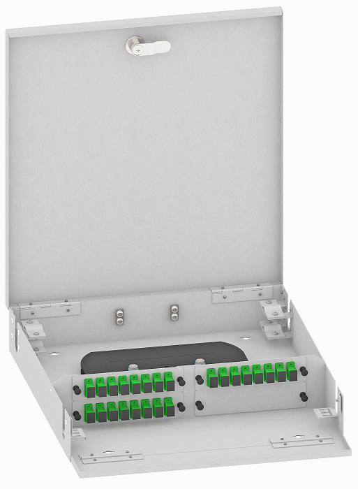 Кросс оптический настенный TopLAN КРН-Top-24SC/A-OS2-GY