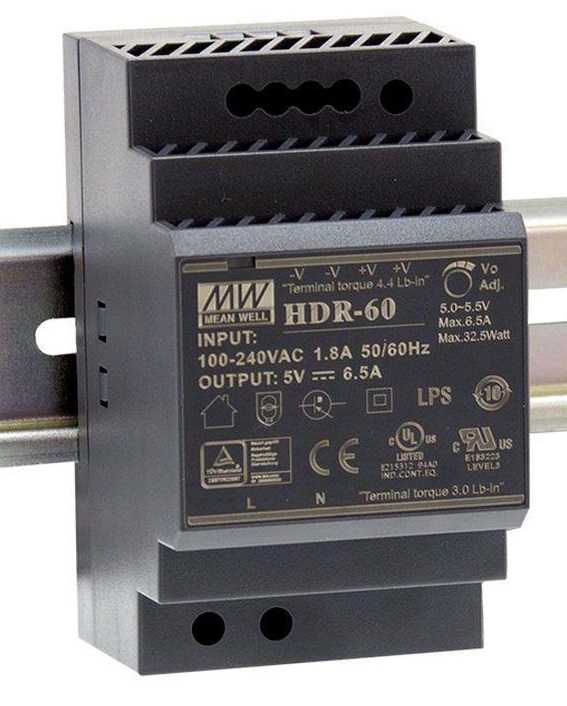 Преобразователь AC-DC сетевой Mean Well HDR-60-48