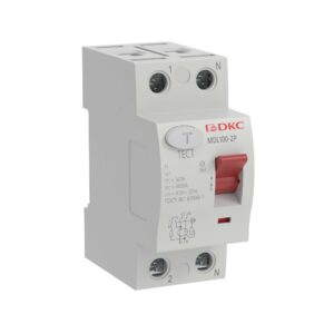 Выключатель дифференциального тока (ВДТ, УЗО) DKC MDL100-2P3-63-AC
