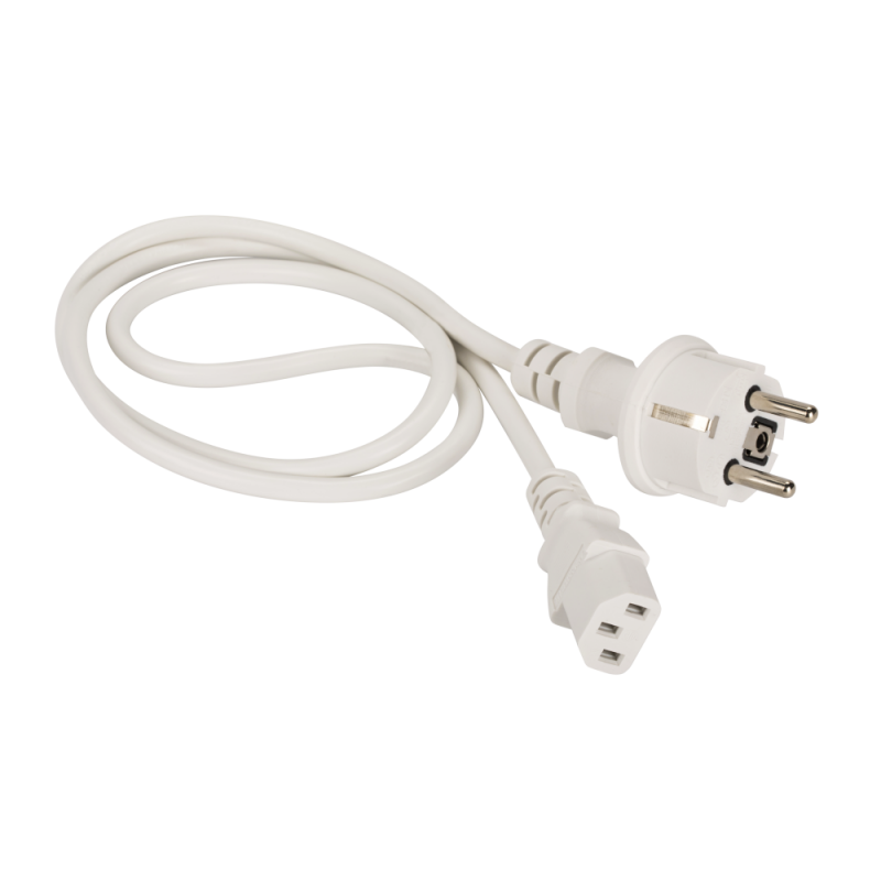 Кабель питания Lanmaster LAN-PP13/SH-1.8-WH