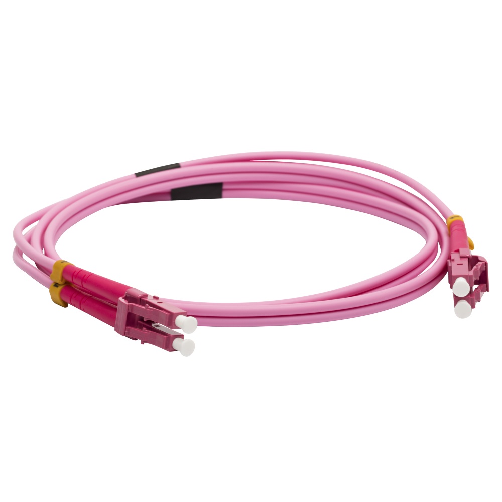 Кабель патч-корд волоконно-оптический Lanmaster LAN-2LC-2LC/OM4H-5.0