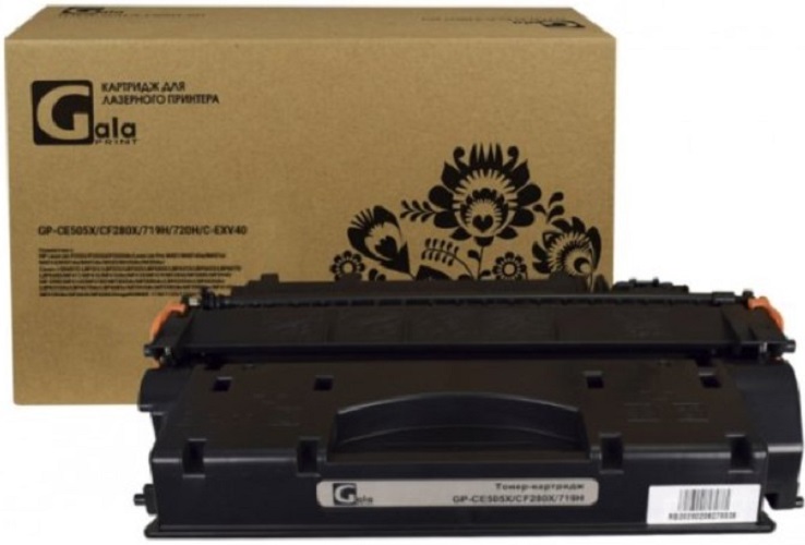 Тонер-картридж GalaPrint CE505X/CF280X/719H/720 Черный