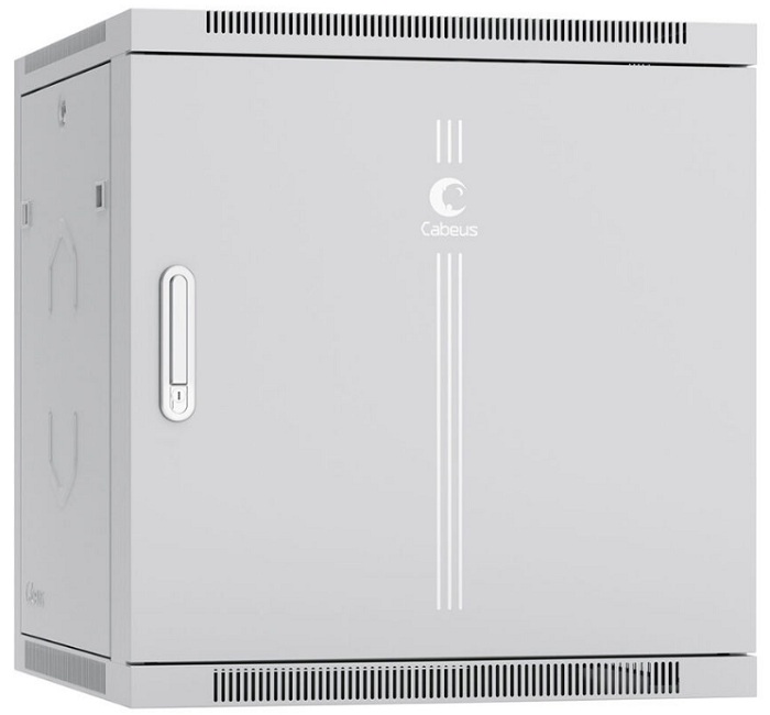 Шкаф настенный 19", 12U Cabeus SH-05F-12U60/60m-R