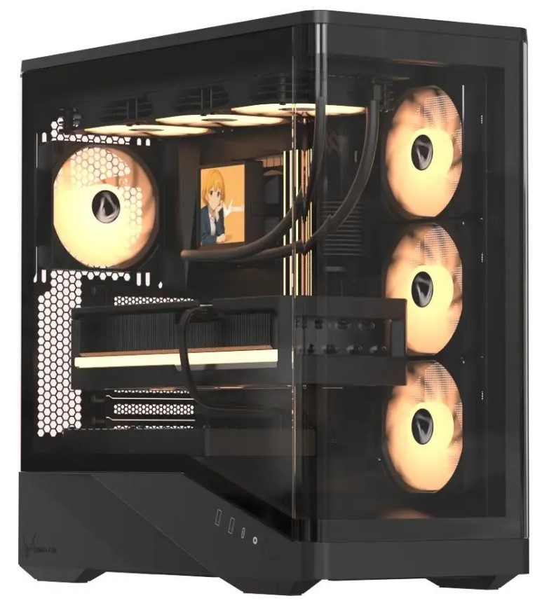 Корпус ATX Formula V Crystal U9 PA Black