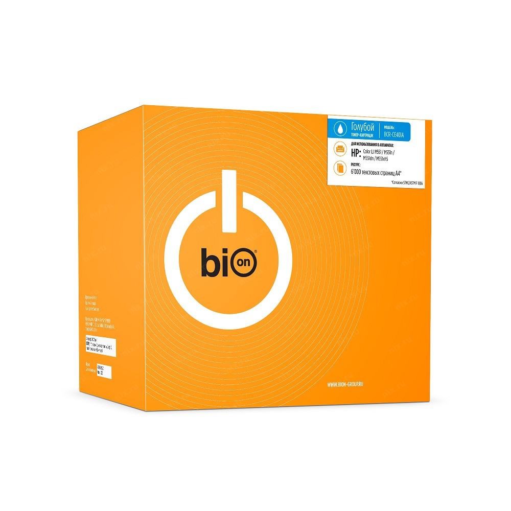 Тонер-картридж BION BCR-CE401A Голубой