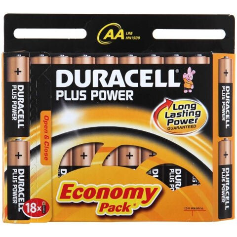Батарейка Duracell Basic (AA, 18 шт.)