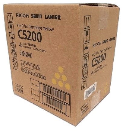 Тонер-картридж Ricoh Pro C5200 Print Cartridge Yellow Желтый