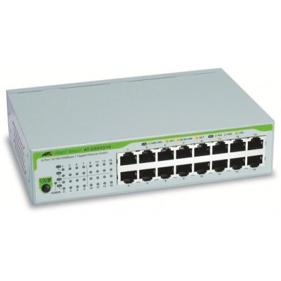 Коммутатор неуправляемый Allied Telesis AT-GS910/16