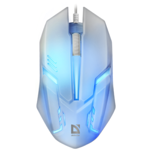 Лазерная мышь Defender Сyber MB-560L white USB, [52561]