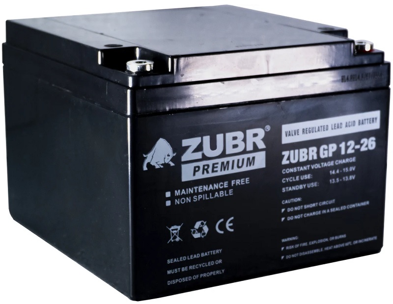 Батарея ZUBR GP12-26NPP(ZUBR)