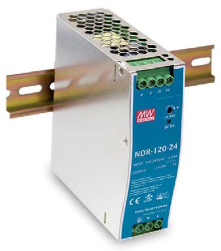 Преобразователь AC-DC сетевой Mean Well NDR-120-24