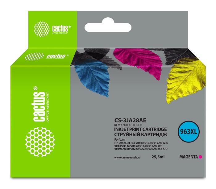 Тонер-картридж Cactus CS-3JA28AE Пурпурный