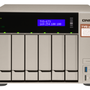 Сетевой RAID-накопитель QNAP TVS-673e-8G