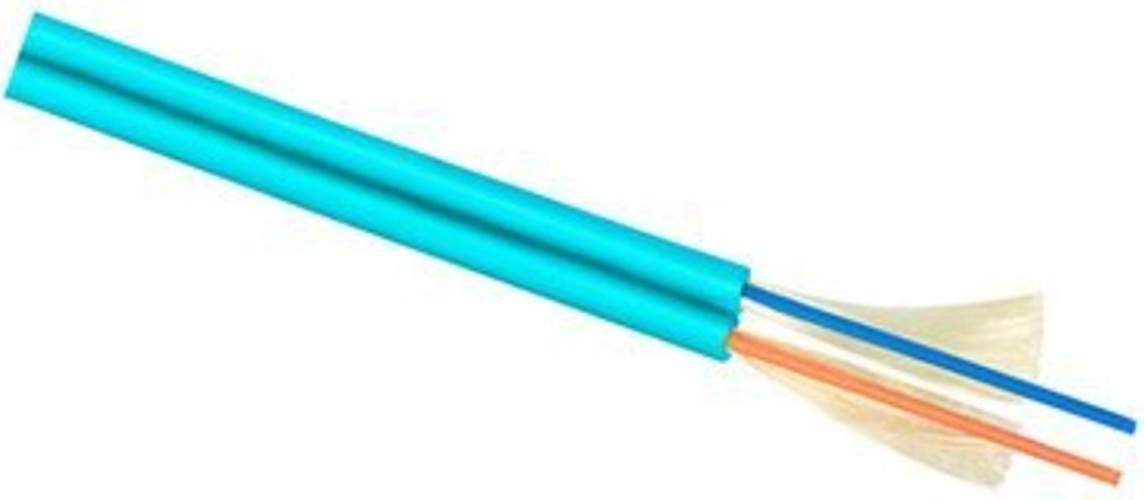 Кабель волоконно-оптический 50/125, 2 волокна Cabeus TB-ZIP-4-02T-LSZH-IN-25