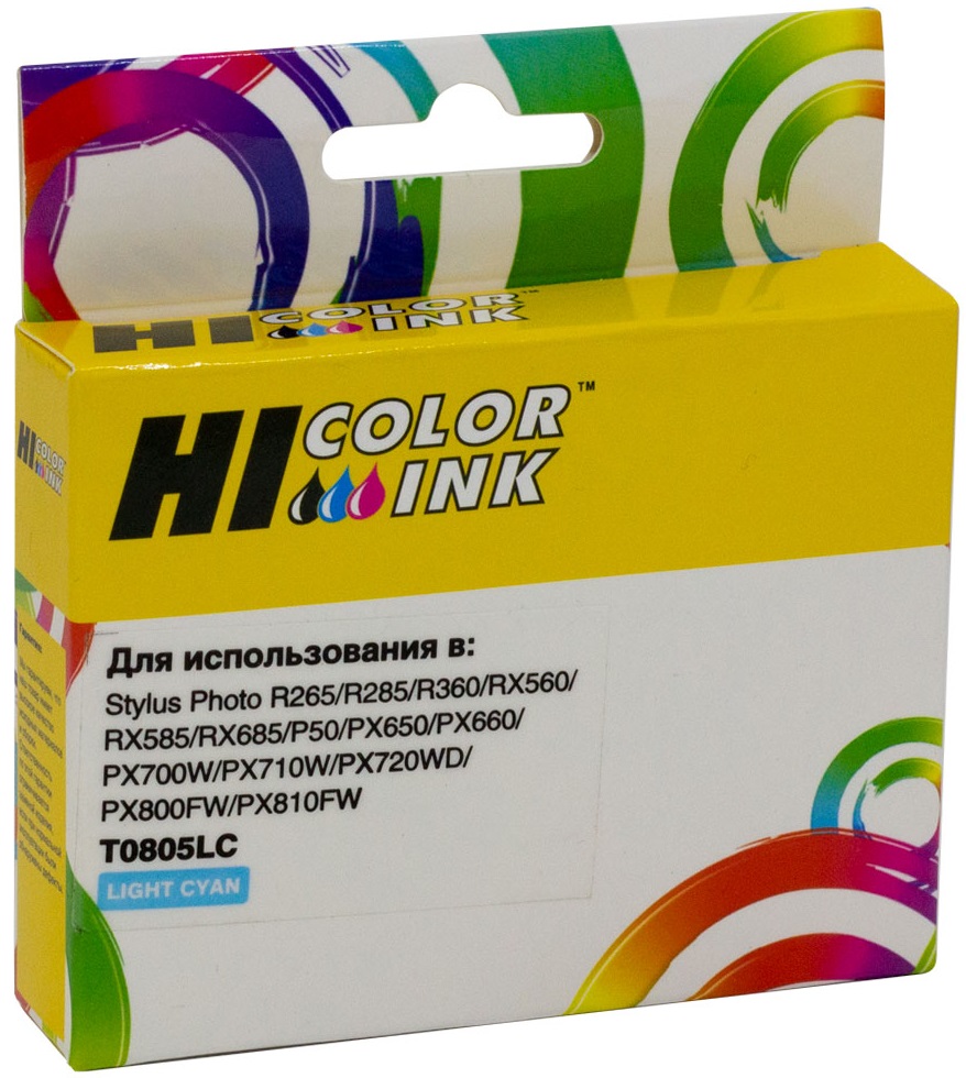 Тонер-картридж Hi-Black HB-T0805 Голубой