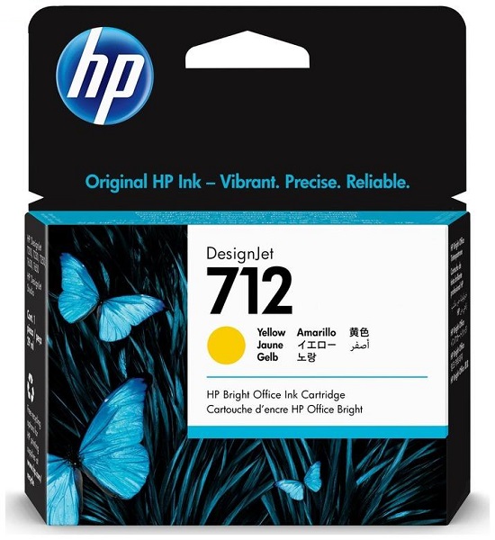 Тонер-картридж HP 712 Желтый