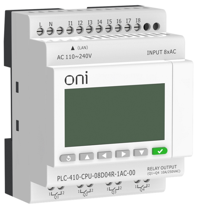 Модуль ONI PLC-410-CPU-08D04R-1AC-00