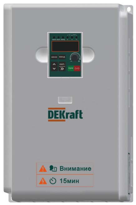 Преобразователь частоты DEKraft DEKV060G011P015T4B
