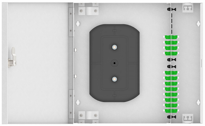 Кросс оптический настенный TopLAN КРН-Top-24LC/A-OS2-GY