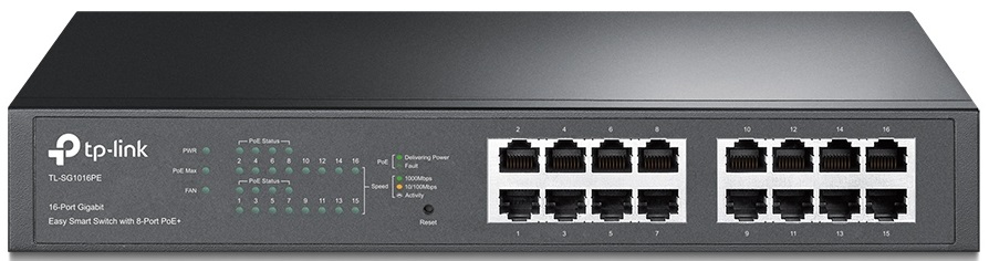 Коммутатор PoE TP-LINK TL-SG1016PE
